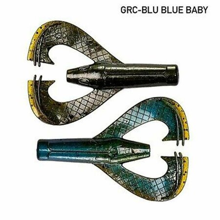 GOOGAN BAITS Rattlin Chunk Blue Baby Fishing Lure, 7PK GRC-BLU